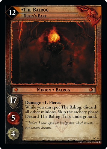 The Balrog, Durin's Bane